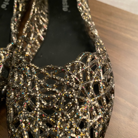 Black Sparkly Jelly Ballet Flat - Picture 4 of 5